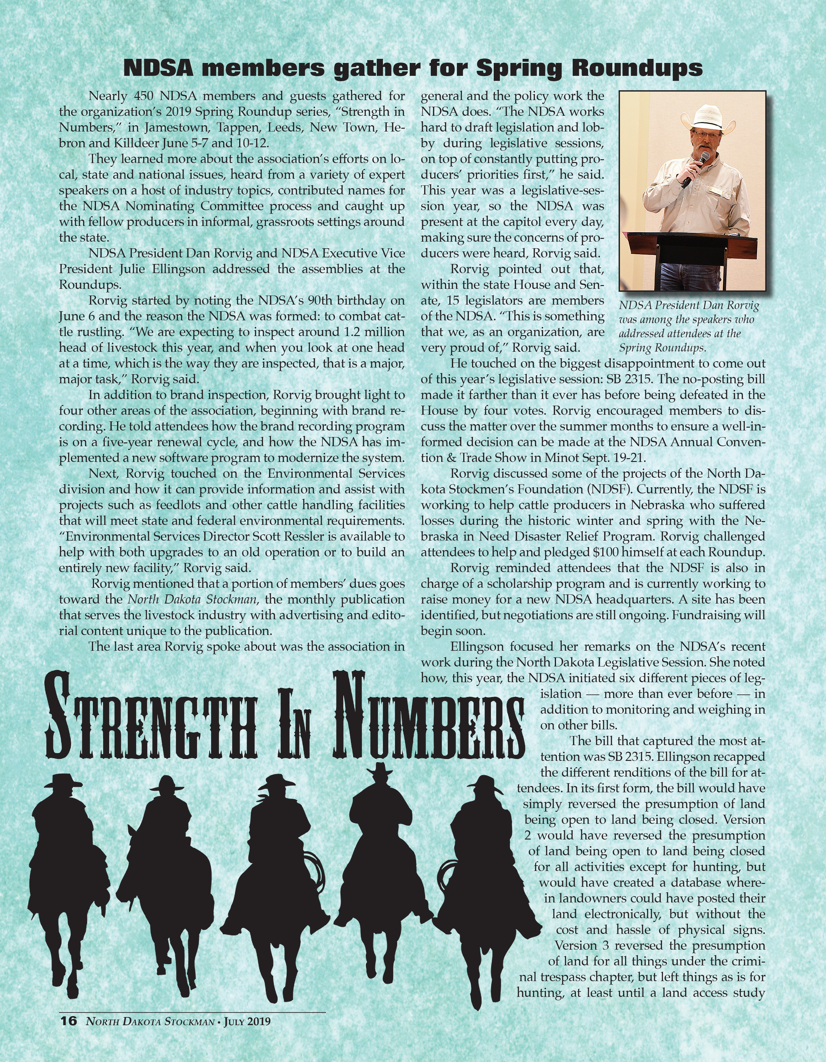North Dakota Stockmen S Association Spring Roundups Spring Roundups