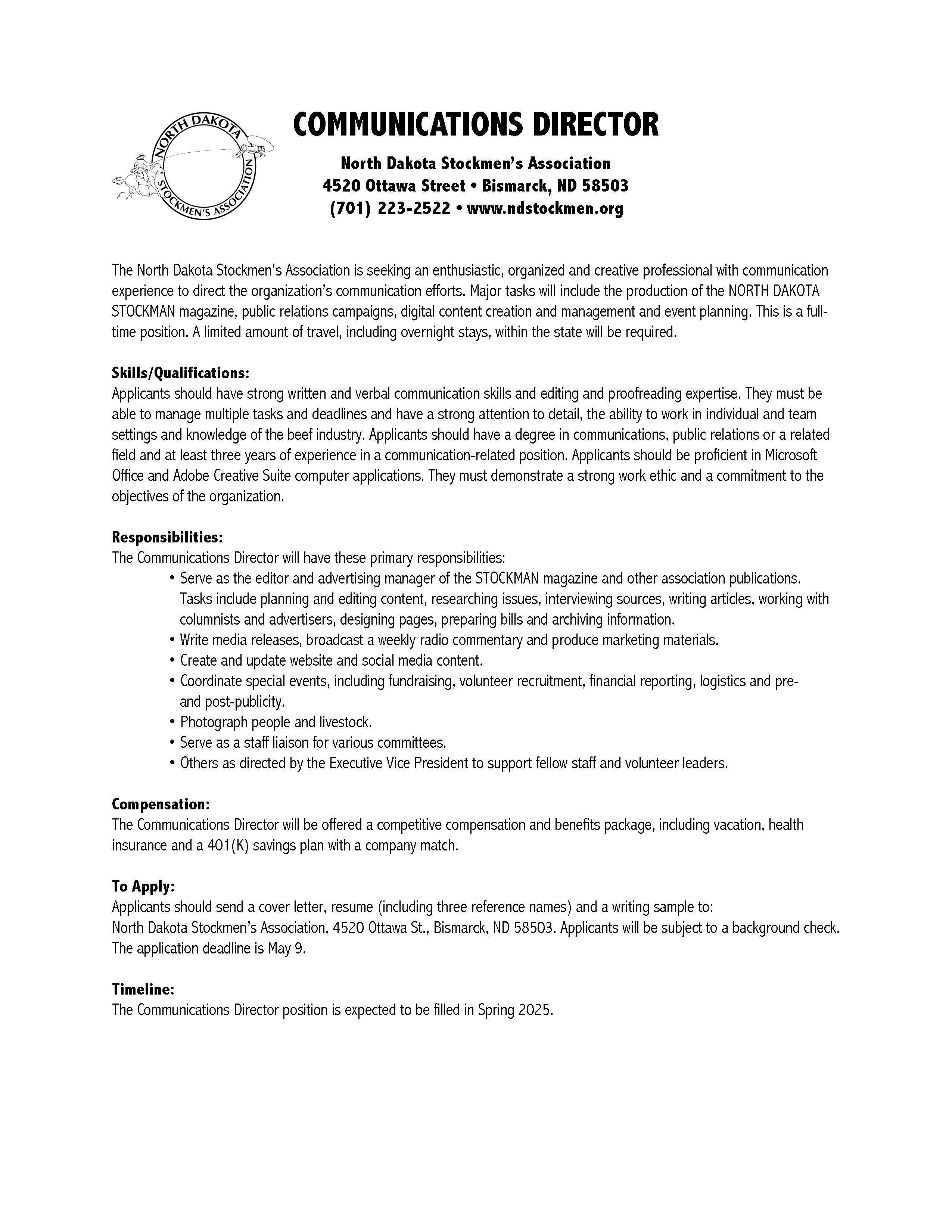 Communications Director
